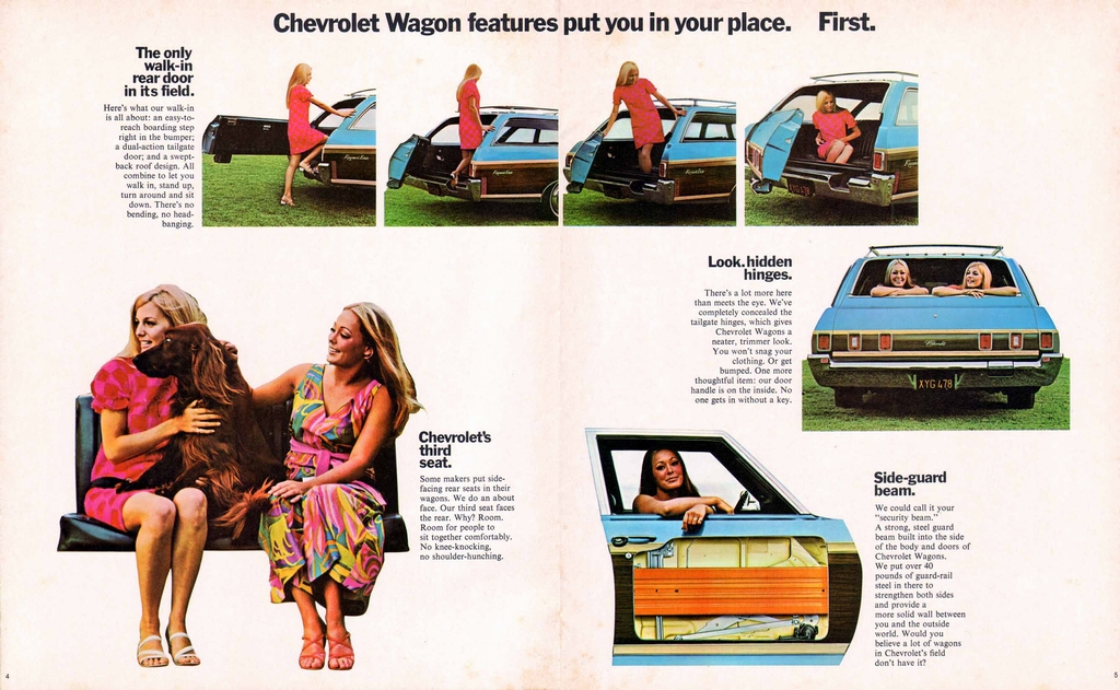 1970 Chevrolet Wagons Brochure Page 3